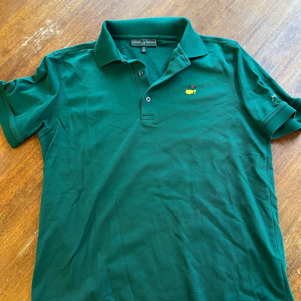 Master green golf polo